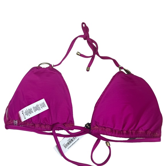 NEW VITAMIN A Cosmo Bikini Top size Large/10 - Picture 7 of 11